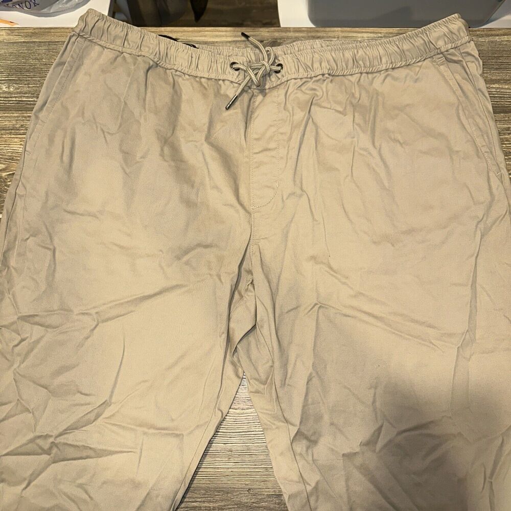 Treasure & Bond Modern Chino Pant Size 2XL Light Beige Straight Leg Slim. 12